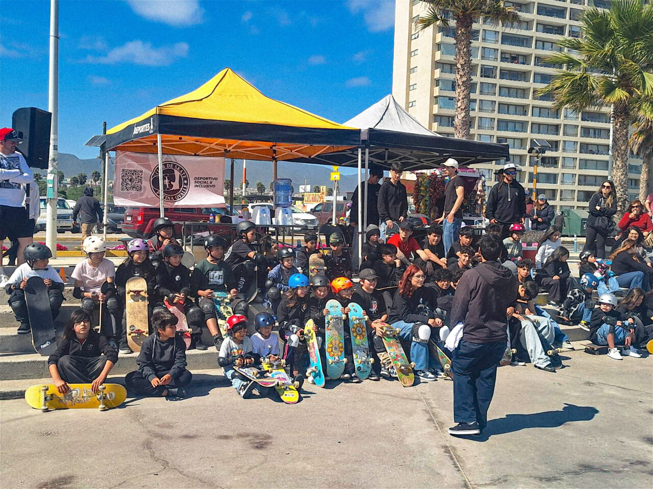 Skaters ovallinos participaron del Encuentro de Escuelas Coquimbo