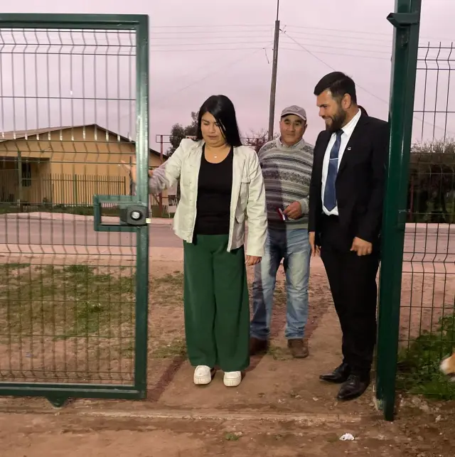 Plaza de Chalinga cuenta con nuevo cierre perimetral