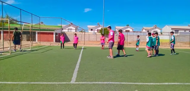 Impulsan taller de fútbol para niños y jóvenes en situación de discapacidad en Ovalle