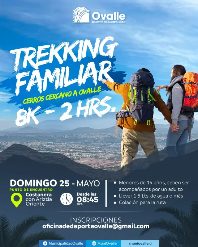 Ovalle: Invitan a vivir la naturaleza en familia con entretenido trekking deportivo