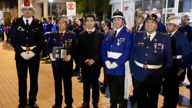Con emotiva ceremonia conmemoran el Día del Bombero Voluntario en Ovalle