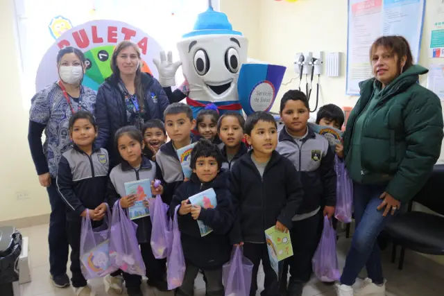 Niños y niñas de Talhuén vivieron experiencia de salud interactiva en CECOSF Colonia de Limarí